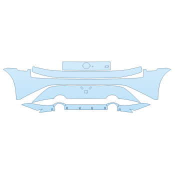 Precut PPF Kit – Clear Bra Paint Protection Film PAINT PROTECTION KIT - 2025 NISSAN Z SPORT REAR BUMPER - PRECUT PPF CLEAR BRA WRAP