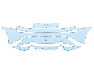 Precut PPF Kit – Clear Bra Paint Protection Film PAINT PROTECTION KIT - 2025 NISSAN Z SPORT REAR BUMPER - PRECUT PPF CLEAR BRA WRAP