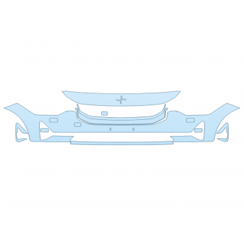 PAINT PROTECTION KIT - 2024 POLESTAR II BASE BUMPER - PRECUT PPF CLEAR BRA WRAP