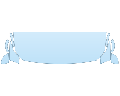 PAINT PROTECTION KIT - 2024 POLESTAR II BASE HOOD FENDERS MIRRORS 24 INCH - (WRAPPED EDGES) - PRECUT PPF CLEAR BRA WRAP