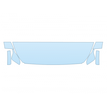 PAINT PROTECTION KIT - 2025 SUBARU CROSSTREK BASE HOOD FENDERS MIRRORS 18 INCH - (WRAPPED EDGES) - PRECUT PPF CLEAR BRA WRAP