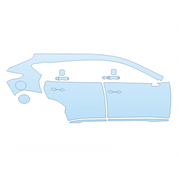 PAINT PROTECTION KIT - 2025 SUBARU CROSSTREK BASE PASSENGER SIDE - PRECUT PPF CLEAR BRA WRAP