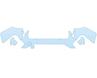 2024 SUBARU CROSSTREK CONVENIENCE REAR BUMPER - SENSORS