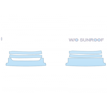 PAINT PROTECTION KIT - 2025 SUBARU CROSSTREK CONVENIENCE ROOF - PILLARS - PRECUT PPF CLEAR BRA WRAP
