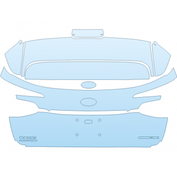 PAINT PROTECTION KIT - 2024 SUBARU CROSSTREK LIMITED REAR HATCH - PRECUT PPF CLEAR BRA WRAP