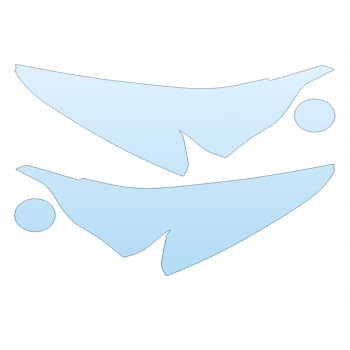 PAINT PROTECTION KIT - 2024 SUBARU CROSSTREK ONYX HEADLIGHTS - FOGLIGHTS - PRECUT PPF CLEAR BRA WRAP