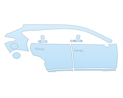 PAINT PROTECTION KIT - 2024 SUBARU CROSSTREK PREMIUM PASSENGER SIDE - PRECUT PPF CLEAR BRA WRAP