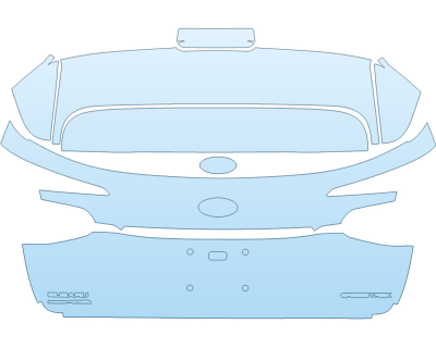 PAINT PROTECTION KIT - 2024 SUBARU CROSSTREK PREMIUM REAR HATCH - PRECUT PPF CLEAR BRA WRAP