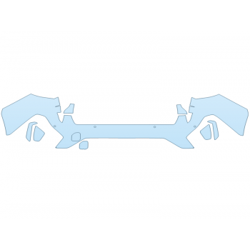 PAINT PROTECTION KIT - 2024 SUBARU CROSSTREK TOURING REAR BUMPER - SENSORS - PRECUT PPF CLEAR BRA WRAP