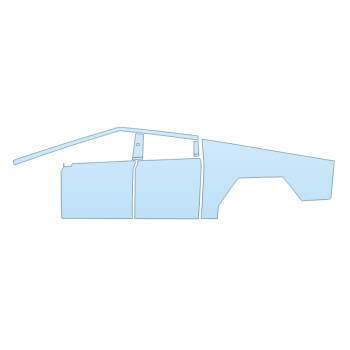 PAINT PROTECTION KIT - 2025 TESLA CYBERTRUCK AWD DRIVER SIDE - PRECUT PPF CLEAR BRA WRAP