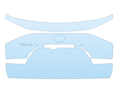 PAINT PROTECTION KIT - 2025 TOYOTA BZ4X LIMITED REAR HATCH - PRECUT PPF CLEAR BRA WRAP