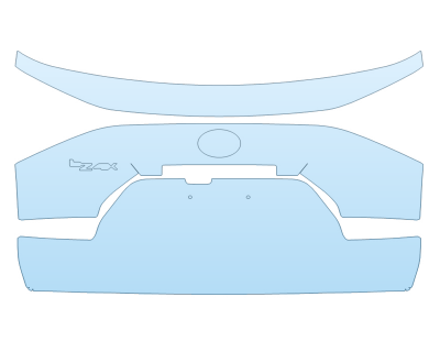 PAINT PROTECTION KIT - 2025 TOYOTA BZ4X XLE REAR HATCH - PRECUT PPF CLEAR BRA WRAP