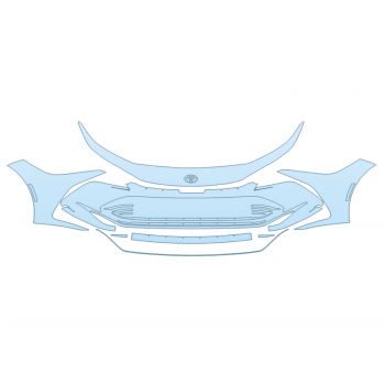 PAINT PROTECTION KIT - 2024 TOYOTA CROWN LIMITED BUMPER - PRECUT PPF CLEAR BRA WRAP