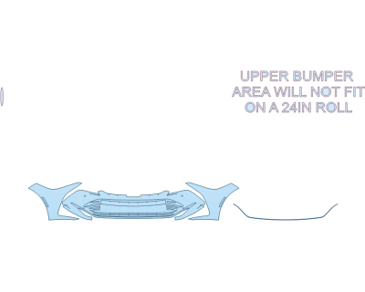 2024 TOYOTA CROWN LIMITED BUMPER (MULTI PIECE) - SENSORS