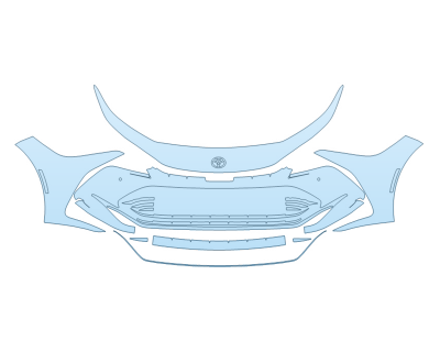 2024 TOYOTA CROWN LIMITED BUMPER - SENSORS