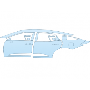 PAINT PROTECTION KIT - 2024 TOYOTA CROWN LIMITED DRIVER SIDE - PRECUT PPF CLEAR BRA WRAP