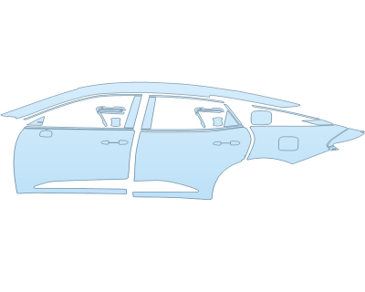 PAINT PROTECTION KIT - 2024 TOYOTA CROWN LIMITED DRIVER SIDE - PRECUT PPF CLEAR BRA WRAP
