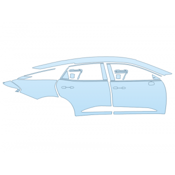 PAINT PROTECTION KIT - 2024 TOYOTA CROWN LIMITED PASSENGER SIDE - PRECUT PPF CLEAR BRA WRAP