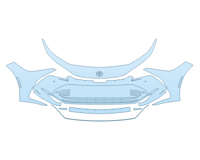 2024 TOYOTA CROWN PLATINUM BUMPER - SENSORS