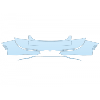 PAINT PROTECTION KIT - 2024 TOYOTA CROWN PLATINUM REAR BUMPER - PRECUT PPF CLEAR BRA WRAP