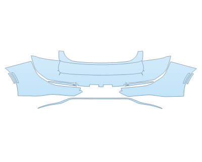 2024 TOYOTA CROWN XLE REAR BUMPER