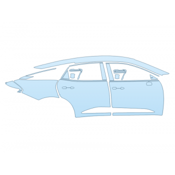 PAINT PROTECTION KIT - 2024 TOYOTA CROWN XLE PASSENGER SIDE - PRECUT PPF CLEAR BRA WRAP