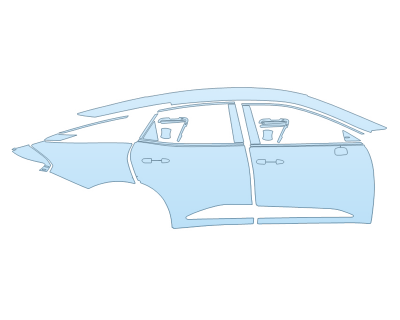 PAINT PROTECTION KIT - 2024 TOYOTA CROWN XLE PASSENGER SIDE - PRECUT PPF CLEAR BRA WRAP