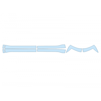 2025 TOYOTA GRAND HIGHLANDER LIMTED ROCKERS - PRECUT PPF CLEAR BRA WRAP