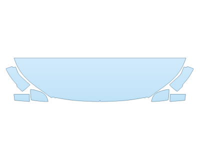 PAINT PROTECTION KIT - 2024 VOLVO XC 40 RECHARGE CORE HOOD FENDERS MIRRORS 18 INCH - (WRAPPED EDGES) - PRECUT PPF CLEAR BRA WRAP