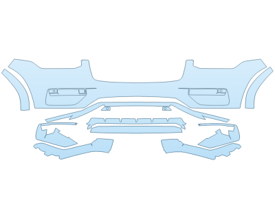 PAINT PROTECTION KIT - 2024 VOLVO XC90 CORE BUMPER - PRECUT PPF CLEAR BRA WRAP