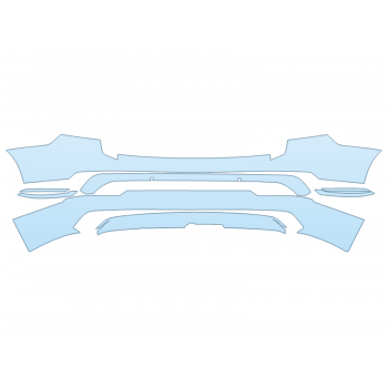 Precut PPF Kit – Clear Bra Paint Protection Film PAINT PROTECTION KIT - 2025 VOLVO XC90 CORE REAR BUMPER - PRECUT PPF CLEAR BRA WRAP