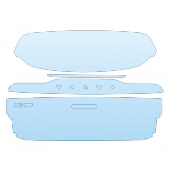 Precut PPF Kit – Clear Bra Paint Protection Film PAINT PROTECTION KIT - 2025 VOLVO XC90 CORE REAR HATCH W/EMBLEMS - PRECUT PPF CLEAR BRA WRAP