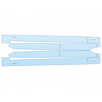 PAINT PROTECTION KIT - 2025 VOLVO XC90 CORE ROCKERS - PRECUT PPF CLEAR BRA WRAP
