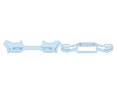 2024 VOLVO XC90 PLUS BUMPER (MULTI PIECE) - SENSORS