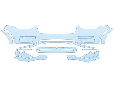 2024 VOLVO XC90 PLUS BUMPER - SENSORS