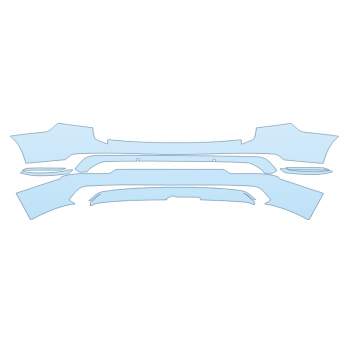PAINT PROTECTION KIT - 2025 VOLVO XC90 PLUS REAR BUMPER - PRECUT PPF CLEAR BRA WRAP
