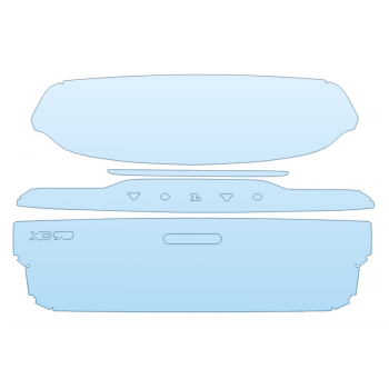 Precut PPF Kit – Clear Bra Paint Protection Film PAINT PROTECTION KIT - 2025 VOLVO XC90 PLUS REAR HATCH W/EMBLEMS - PRECUT PPF CLEAR BRA WRAP