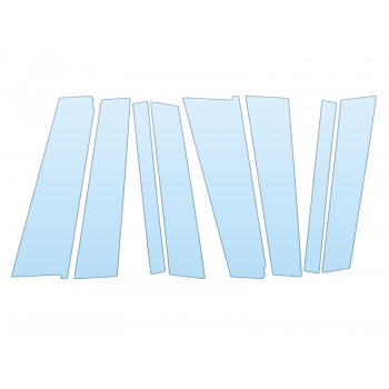 PAINT PROTECTION KIT - 2024 VOLVO XC90 PLUS B PILLARS - PRECUT PPF CLEAR BRA WRAP