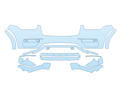 Precut PPF Kit – Clear Bra Paint Protection Film PAINT PROTECTION KIT - 2025 VOLVO XC90 ULTIMATE BUMPER - PRECUT PPF CLEAR BRA WRAP