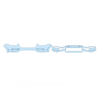 PAINT PROTECTION KIT - 2025 VOLVO XC90 ULTIMATE BUMPER (MULTI PIECE) - SENSORS - PRECUT PPF CLEAR BRA WRAP
