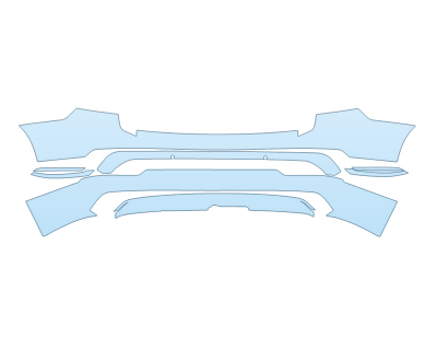 Precut PPF Kit – Clear Bra Paint Protection Film PAINT PROTECTION KIT - 2025 VOLVO XC90 ULTIMATE REAR BUMPER - PRECUT PPF CLEAR BRA WRAP