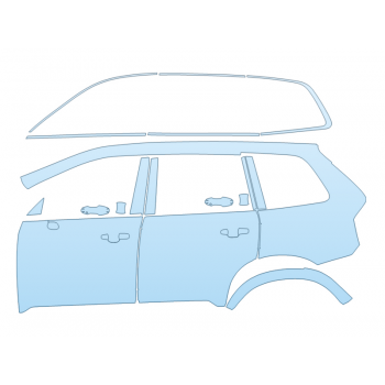 Precut PPF Kit – Clear Bra Paint Protection Film PAINT PROTECTION KIT - 2025 VOLVO XC90 ULTIMATE DRIVER SIDE - PRECUT PPF CLEAR BRA WRAP