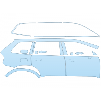 PAINT PROTECTION KIT - 2025 VOLVO XC90 ULTIMATE PASSENGER SIDE - PRECUT PPF CLEAR BRA WRAP