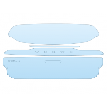 PAINT PROTECTION KIT - 2025 VOLVO XC90 ULTIMATE REAR HATCH W/EMBLEMS - PRECUT PPF CLEAR BRA WRAP