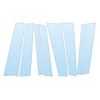 Precut PPF Kit – Clear Bra Paint Protection Film PAINT PROTECTION KIT - 2025 VOLVO XC90 ULTIMATE B PILLARS - PRECUT PPF CLEAR BRA WRAP