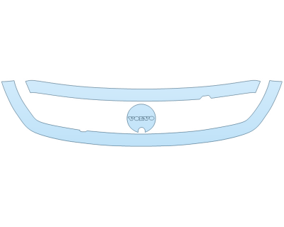 PAINT PROTECTION KIT - 2024 VOLVO XC90 RECHARGE CORE GRILL - PRECUT PPF CLEAR BRA WRAP