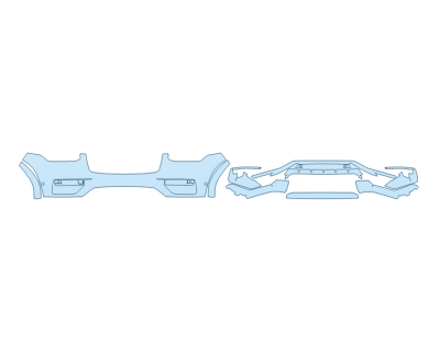 2024 VOLVO XC90 RECHARGE PLUS BUMPER (MULTI PIECE) - SENSORS