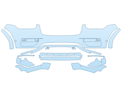 2024 VOLVO XC90 RECHARGE PLUS BUMPER - SENSORS