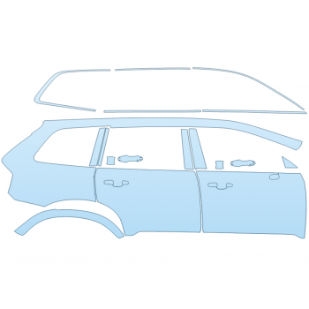 PAINT PROTECTION KIT - 2024 VOLVO XC90 RECHARGE PLUS PASSENGER SIDE - PRECUT PPF CLEAR BRA WRAP