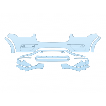 PAINT PROTECTION KIT - 2025 VOLVO XC90 RECHARGE ULTIMATE BUMPER - PRECUT PPF CLEAR BRA WRAP